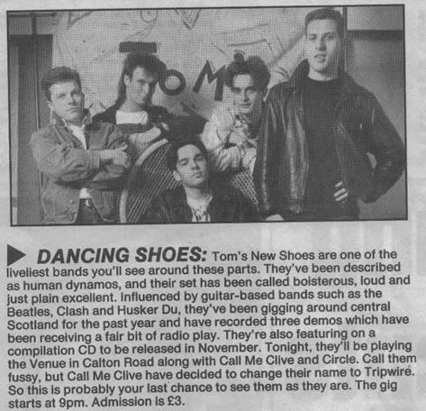 Tom's New Shoes Press Clipping 1